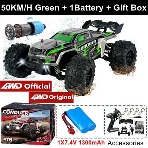4WD High-Speed Off-Road RC Car 80KM/H - Image 7