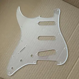 Transparent Electric Guitar Pickguard SSS 3 Ply 7 Sf71e7fbd5ed14c10b3da163249691bf8F