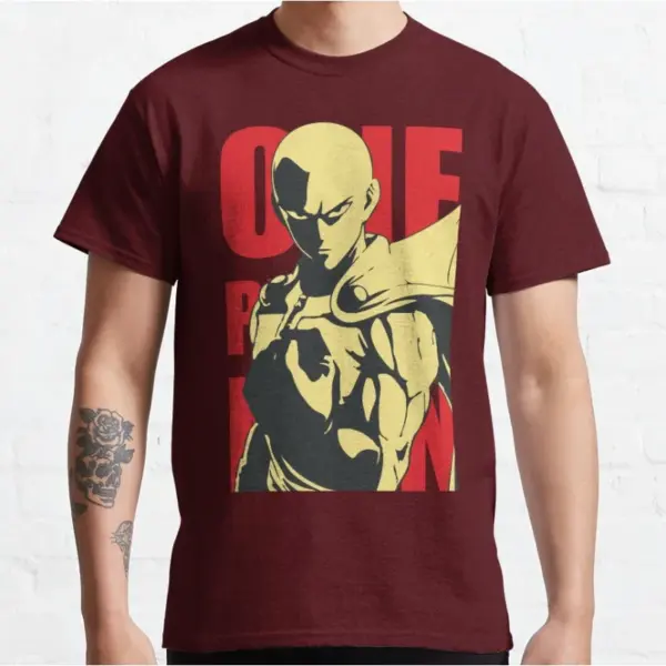 Superhero Manga T-shirt for Men 6XL - Image 4