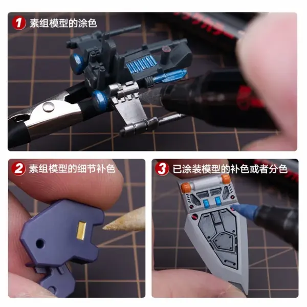 Hobby MIO M01-M13 Water-Based Paint Pens Set - Image 6