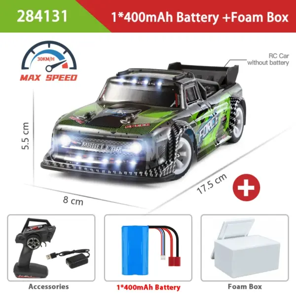 WLtoys 1:28 Scale 4WD High-Speed RC Car - Image 7