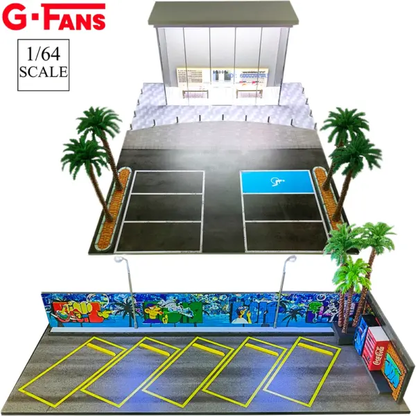 GFans 1/64 Scale Car Garage Display Model - Image 4