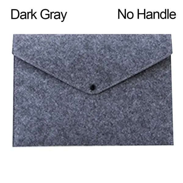 A4 Felt Document Folder with Buckle - Image 10