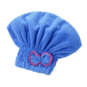 Microfiber Hair Drying Towel with Bowknot Cap 20 Sf80576d20ca44cfb90061c2bd426c873w