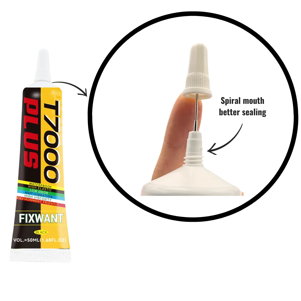 FIXWANT T7000 Plus Black Cellphone Repair Adhesive 15ml 4 FIXWANT T7000 Plus Black Cellphone Repair Adhesive 15ml - Image 4