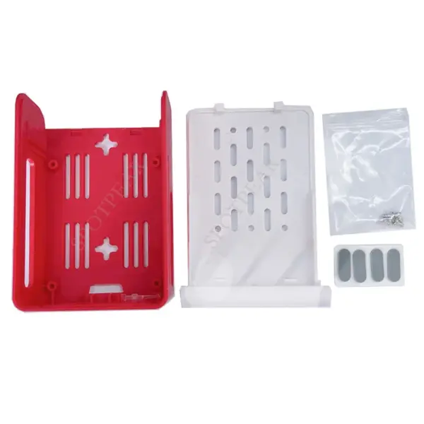 Raspberry Pi 5 Red-White Cooling Case - Image 5