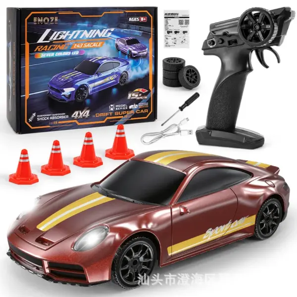 Hellcat 1:43 RC Drift Car with Remote - Image 9