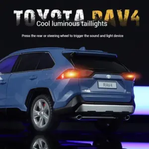24 Toyota RAV4 Alloy Car Model with Lights 14 Sf8de8e5d7c0d4ab98bdd7124bdeb712ec