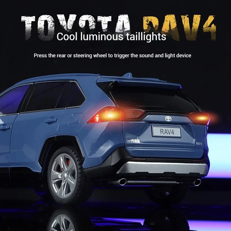 24 Toyota RAV4 Alloy Car Model with Lights 5 24 Toyota RAV4 Alloy Car Model with Lights - Image 5