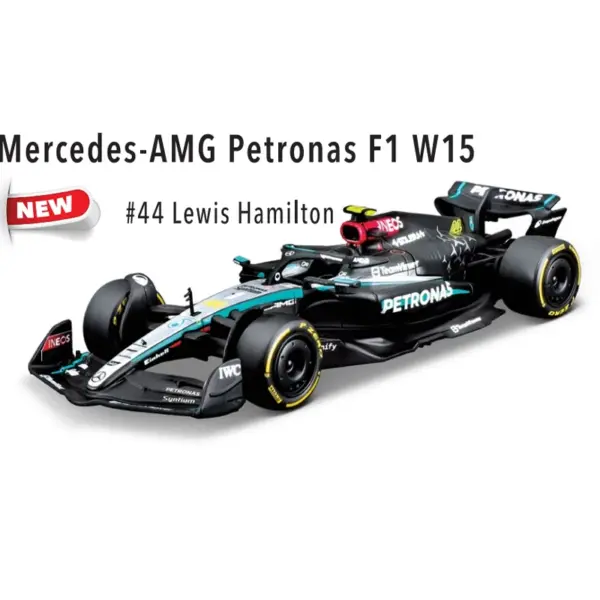 Bburago 1:43 Scale Formula 1 W15-63 Model - Image 6