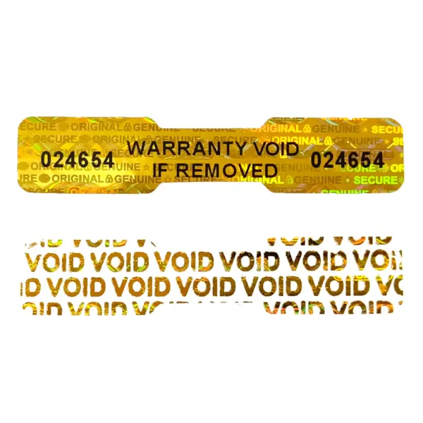 Bone Shape Holographic Sticker Labels 250pcs - Image 8