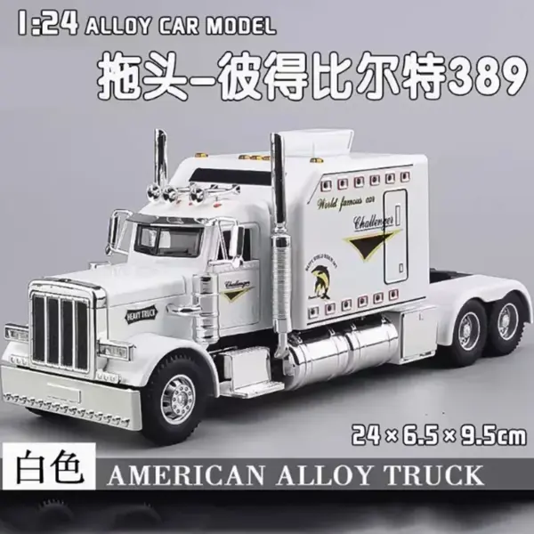 Diecast 1/24 Peterbilt 389 Truck Model - Image 7