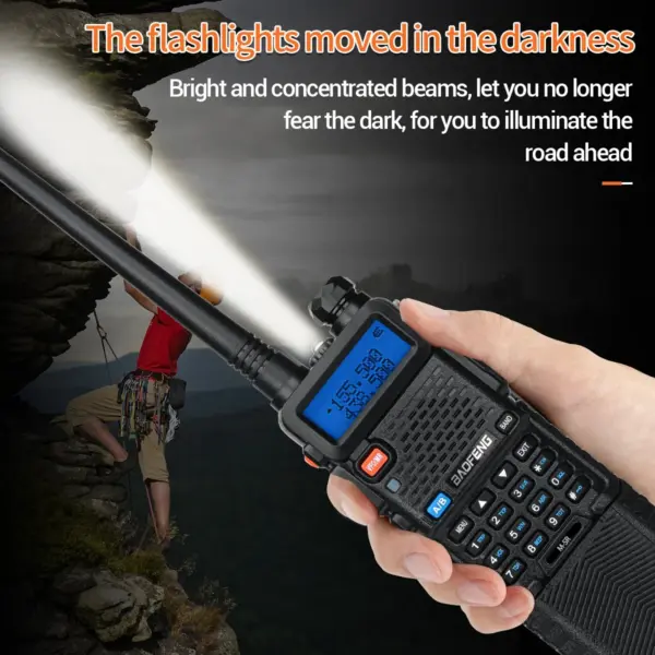 Baofeng M-5R Long-Range Walkie Talkie with 3800mAh Battery - Image 5