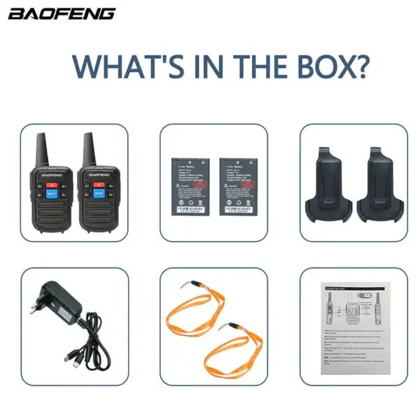 BAOFENG BF-C50 Walkie Talkies 5W UHF 2-4 Pack - Image 6