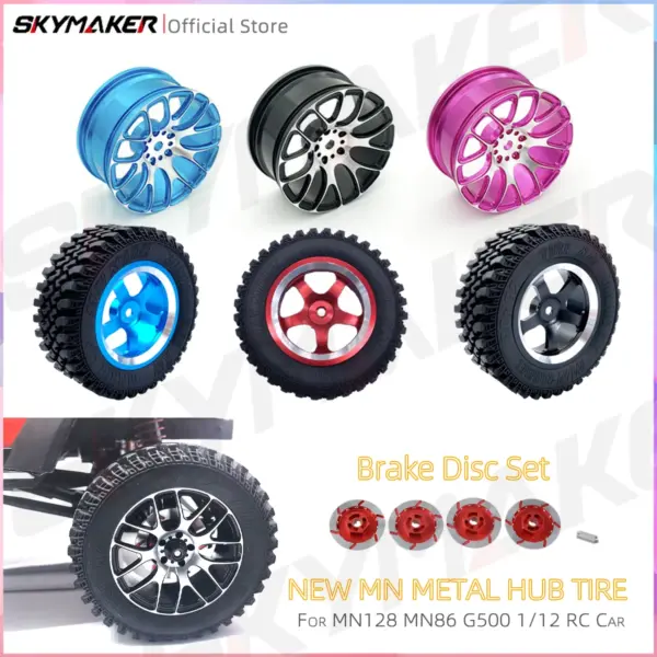 1/12 MN128 4WD RC Jeep Model with LEDs - Image 6