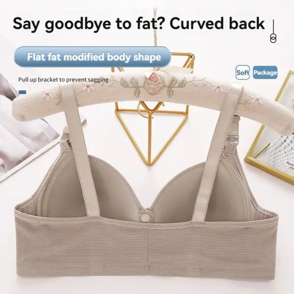 Large Front Buckle Push-Up Women's Bra - Image 2