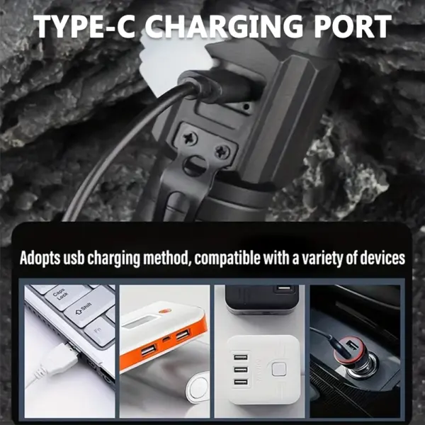 Portable Rechargeable Flashlight with USB Charging - Image 5