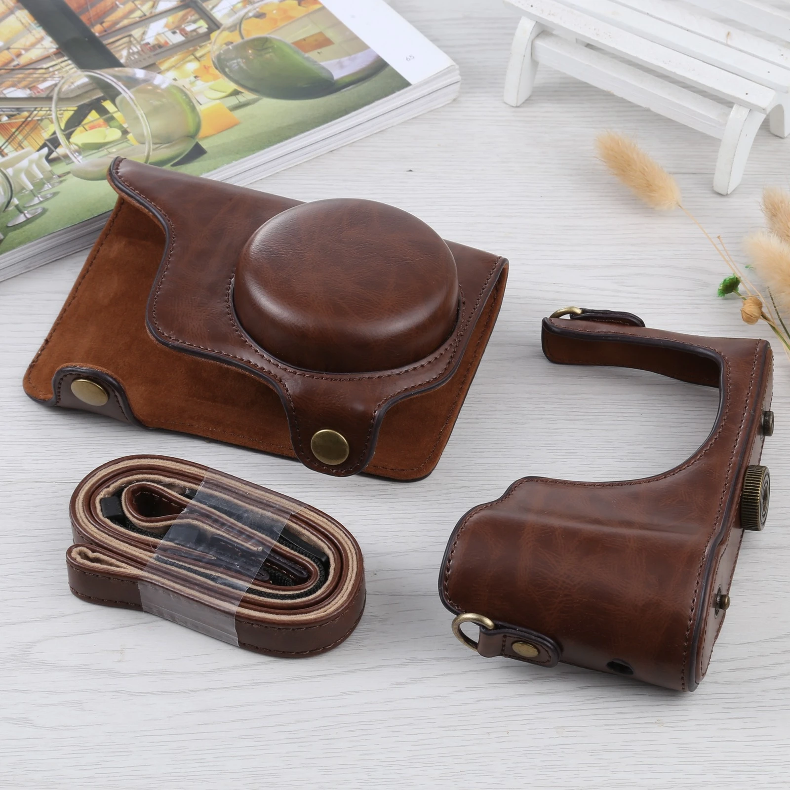 PU Leather Bag for Samsung Galaxy Camera 7 PU Leather Bag for Samsung Galaxy Camera - Image 7