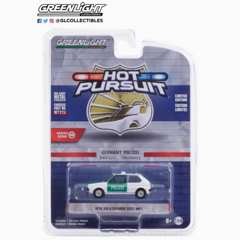1974 VW Golf Mk1 Police Diecast Model 1:64 2 1974 VW Golf Mk1 Police Diecast Model 1:64 - Image 2