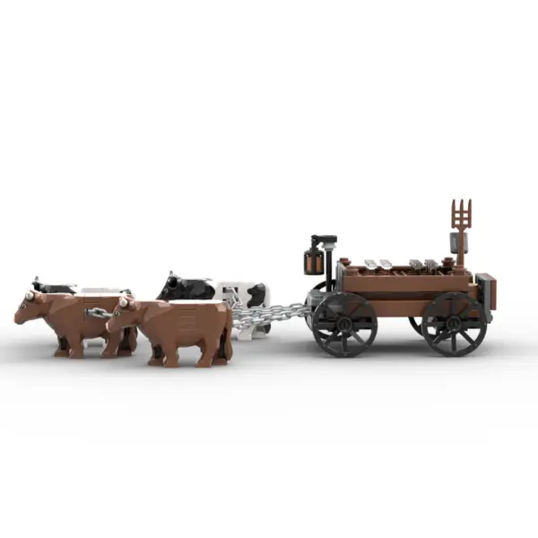Medieval Carriage Building Blocks Kit for Adults - Image 6