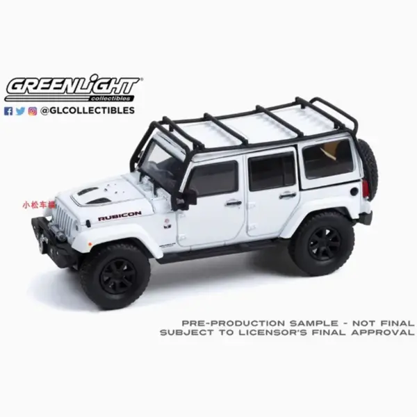2014 Jeep Wrangler 1:43 Scale Diecast Model Car - Image 4