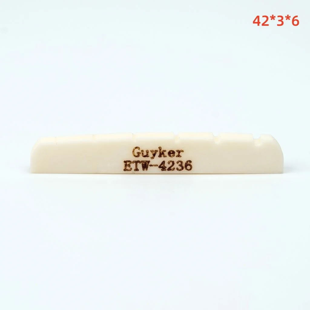Guyker Bone Nut for LP/ST Electric Guitar 3 Guyker Bone Nut for LP/ST Electric Guitar - Image 3