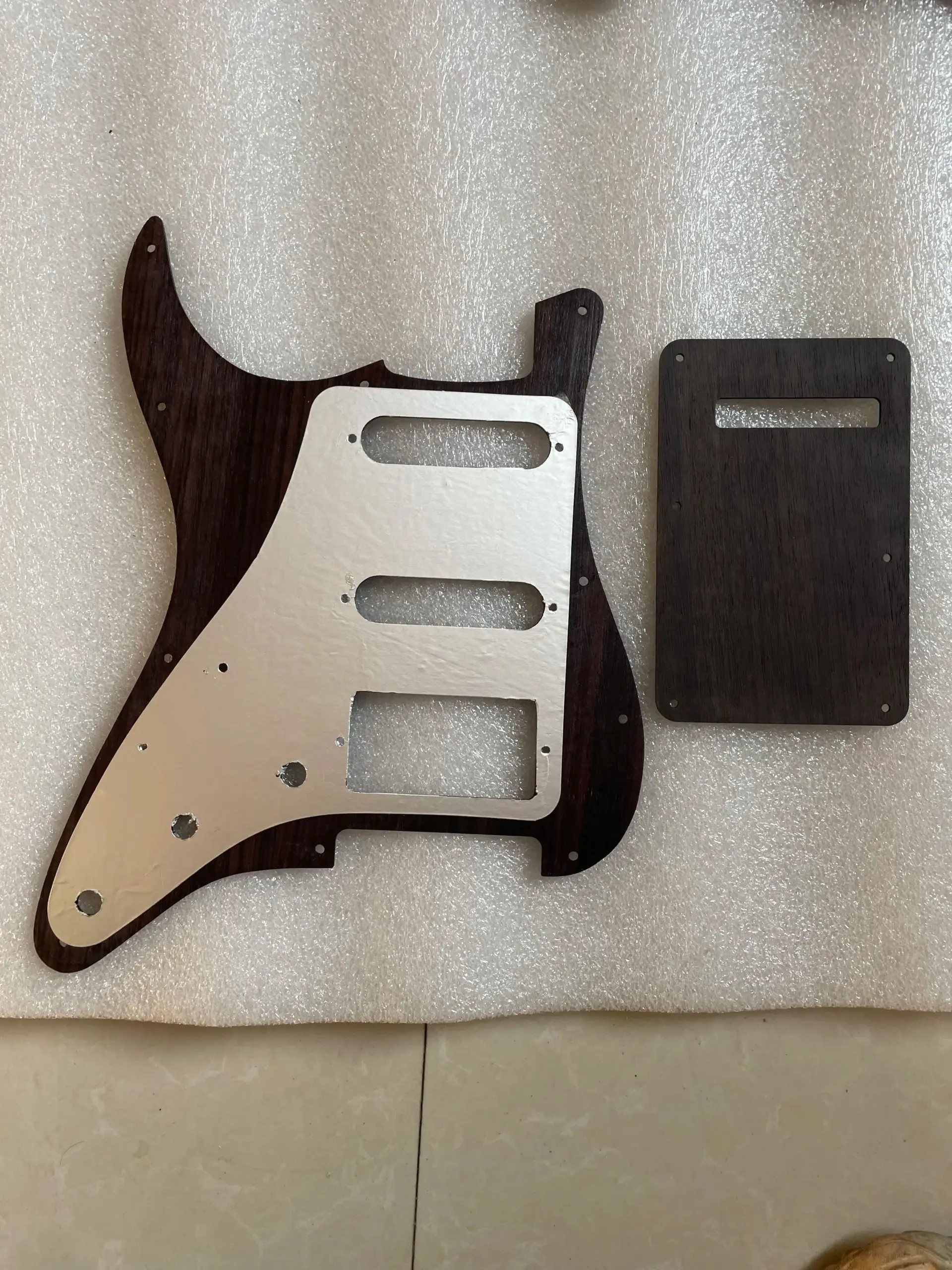 Hand-Carved Rosewood Guitar Pickguard Set 3 Hand-Carved Rosewood Guitar Pickguard Set - Image 3