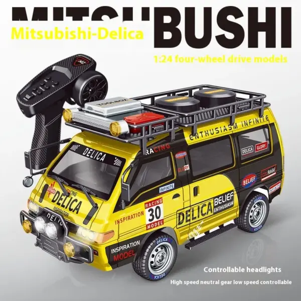 1/24 Scale 4WD RC Climbing Car with Lights - Image 7