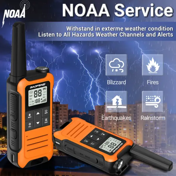 2PCS Baofeng F22 Portable Walkie Talkie Set - Image 3