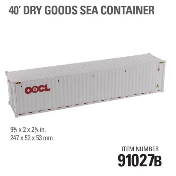 1/50 Scale OOCL Container Skeleton Trailer Model - Image 4