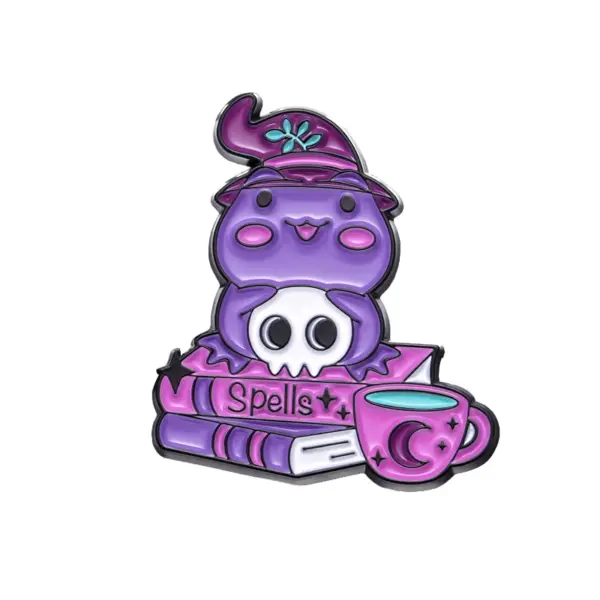 Magic Frog Enamel Pin with Wand and Potion - Image 10