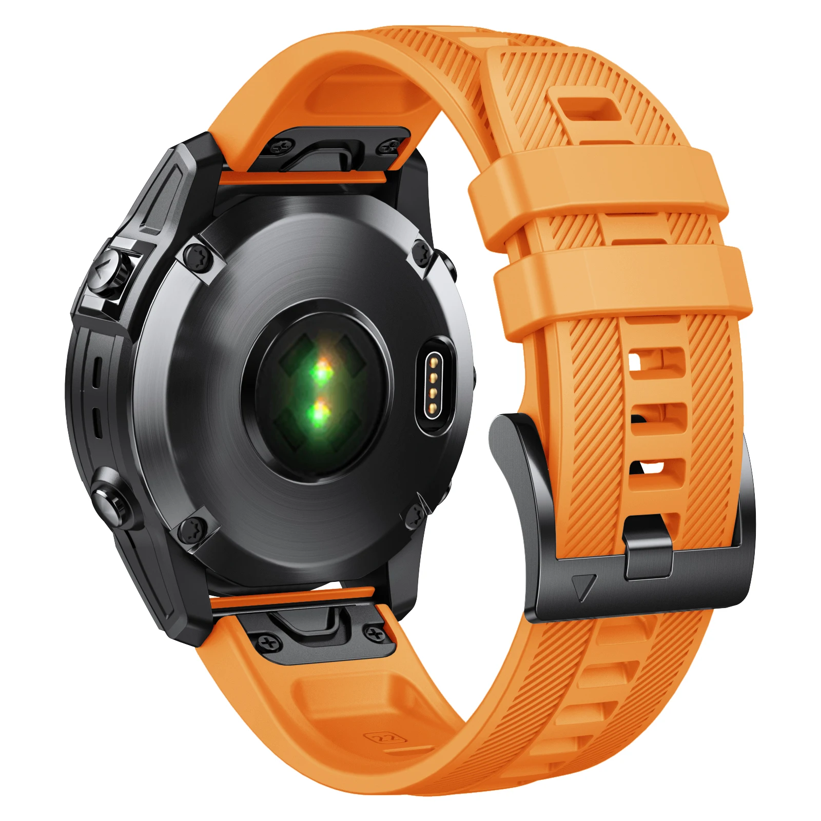 QuickFit 22mm Silicone Strap for Garmin Watches 6 QuickFit 22mm Silicone Strap for Garmin Watches - Image 6