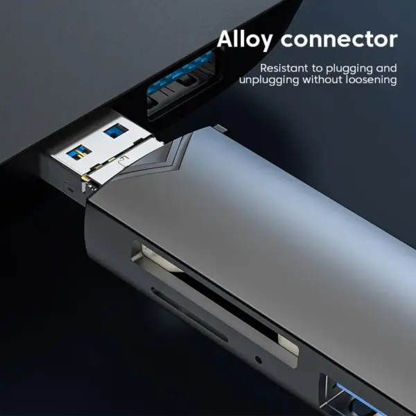 6-in-1 USB 3.0 Type-C Card Reader Adapter - Image 5