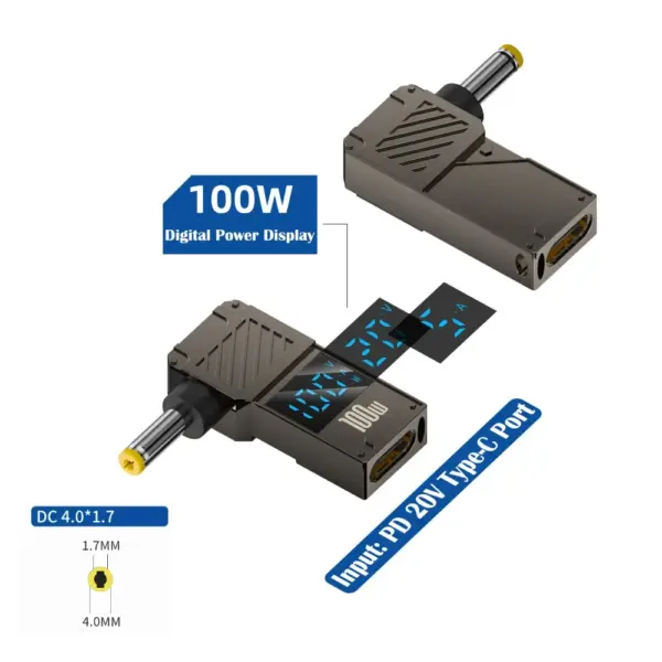 USB-C to DC Converter 100W with Display - Image 10