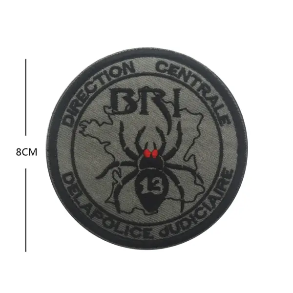 French BRI Anti Assault Military Patch with Hook & Loop - Image 8