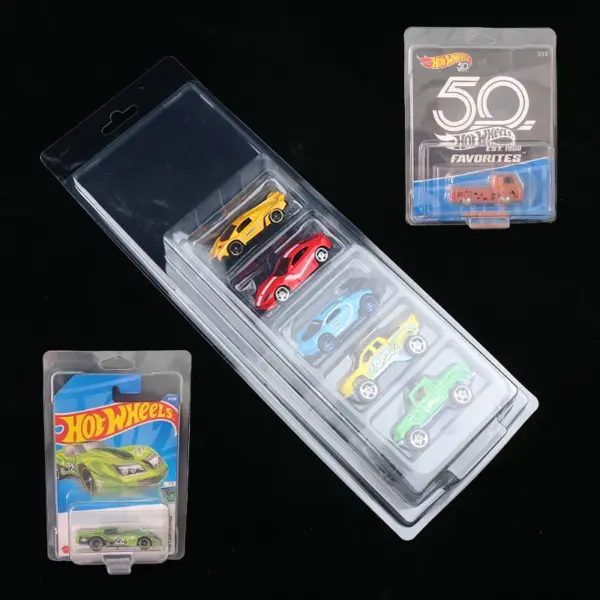 Set of 5 Transparent Car Display Cases - Image 3