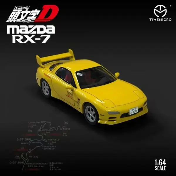 TIME MICRO 1:64 Initial D AE86 Model Car - Image 7