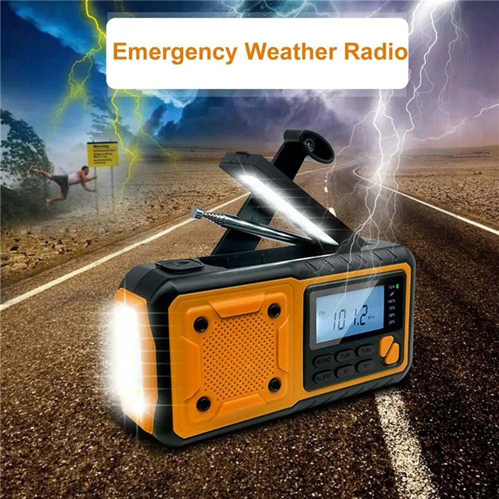 Portable Solar Emergency Radio Power Bank 2 Portable Solar Emergency Radio Power Bank - Image 2