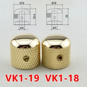 GOTOH Dome Brass Knob VK1-18 VK1-19 for Guitar 19 Sfe1861bb57d4412cb9ff55d7f7637a2cb
