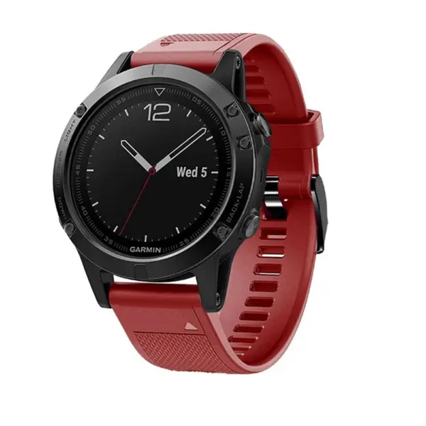 Silicone Watch Strap for Garmin Fenix Series - Image 4