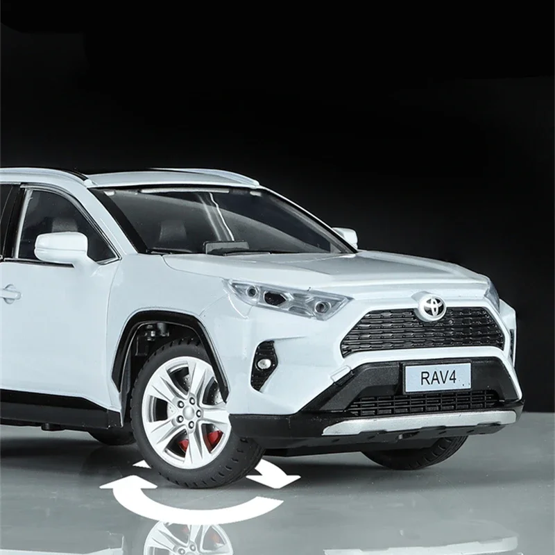1:24 Toyota RAV4 Diecast Alloy Model Car 4 1:24 Toyota RAV4 Diecast Alloy Model Car - Image 4