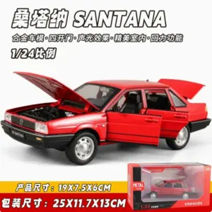 VW Santana Diecast 1:24 Alloy Car Model 15 Sfe42c051d57348c8b103deb0954c63f2y