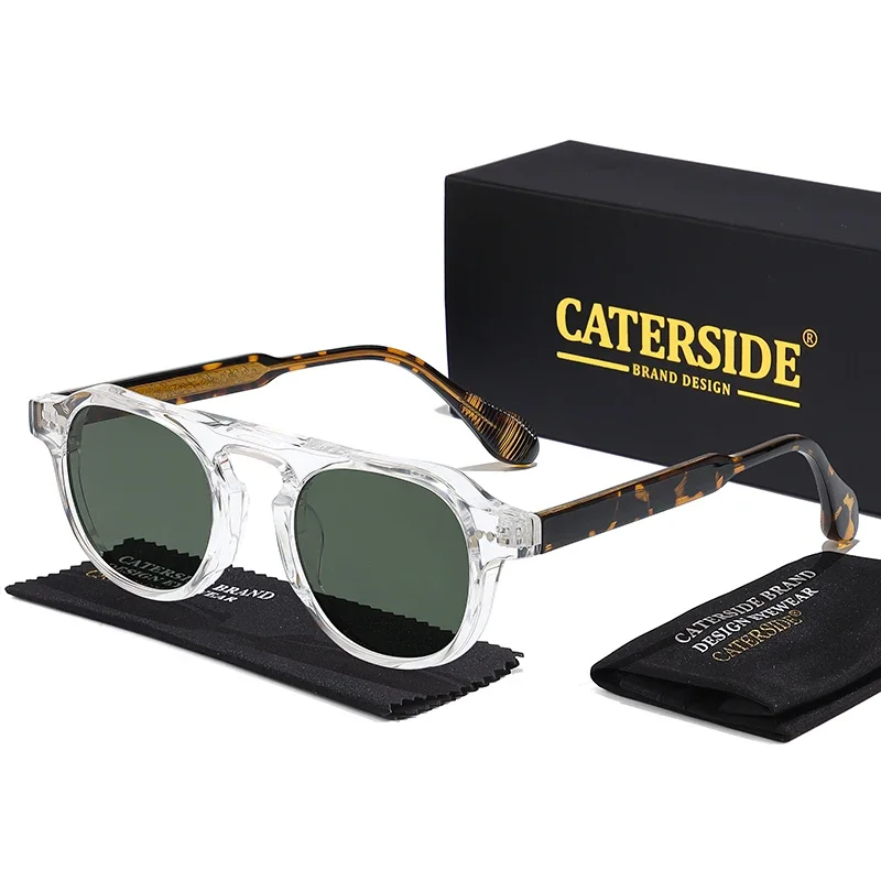 Vintage Round Punk Sunglasses Men Women UV400 8 Vintage Round Punk Sunglasses Men Women UV400 - Image 8