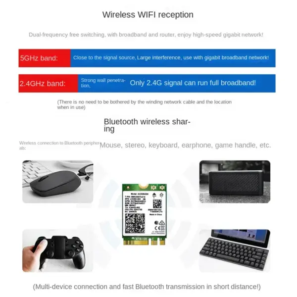 8260NGW WiFi & Bluetooth Card for M.2 Devices - Image 3