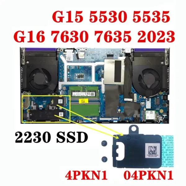 Laptop M2 SSD Bracket with Heatsink for Dell - Image 8