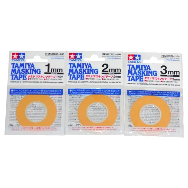 TAMIYA Masking Tape Set 3 Rolls for Models - Image 6