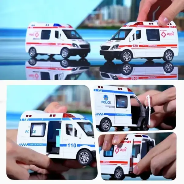 1:32 Scale Emergency Vehicle Model Set - Image 6