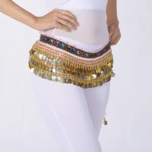 Elegant Velvet Belly Dance Coin Belt with Rhinestones 32 Sff25d7bd12564ce78d2c0022b79d0ae2S 1