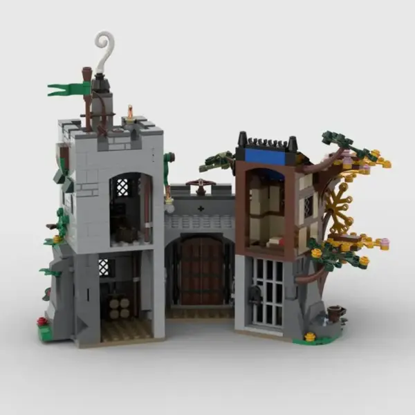 Medieval Forestmen Street View Building Blocks Kit - Image 5