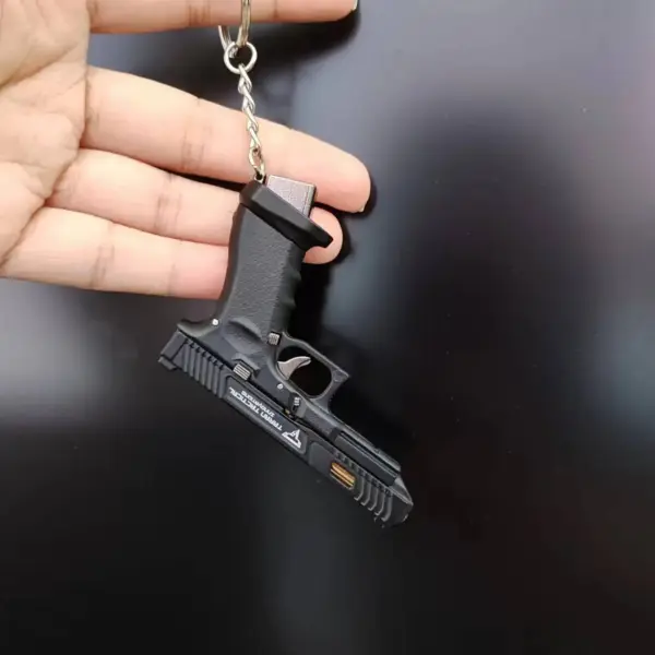 Glock 17 Mini Pistol Keychain Model - Image 5